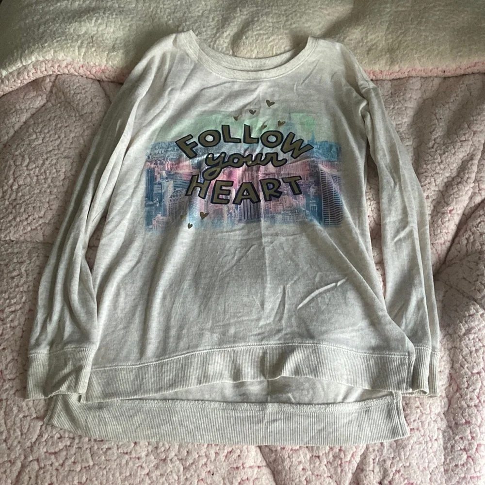 JUSTICE LONG SLEEVE SHIRT